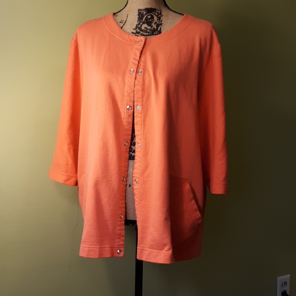 Onque Woman 100% Cotton Summer Jacket 1x
